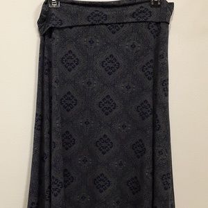 Lularoe Azure Shirt LLR Medium M Silky Blue